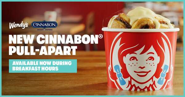 How the Cinnabon Pull-Apart Fits Into Wendy's Breakfast Strategy